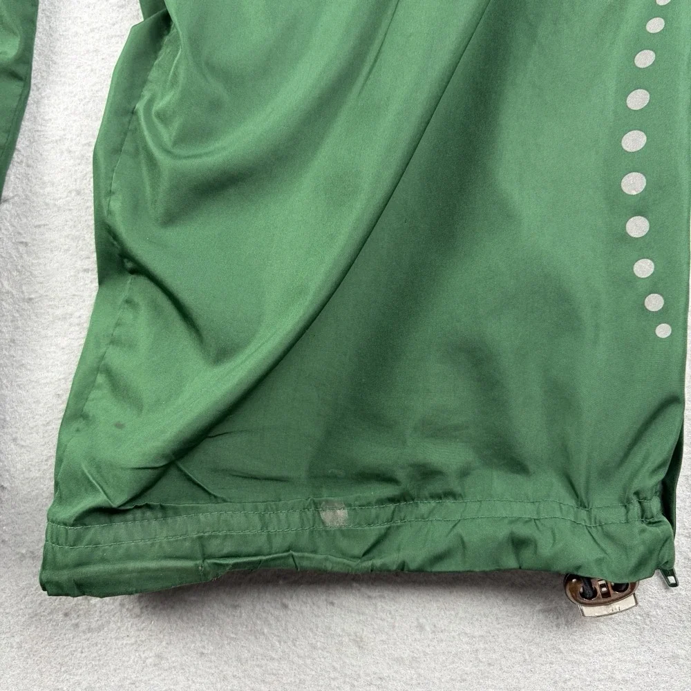 Nike Storm-Fit Green Baggy Full Zip Rain Track Pants Men's Large 2012
